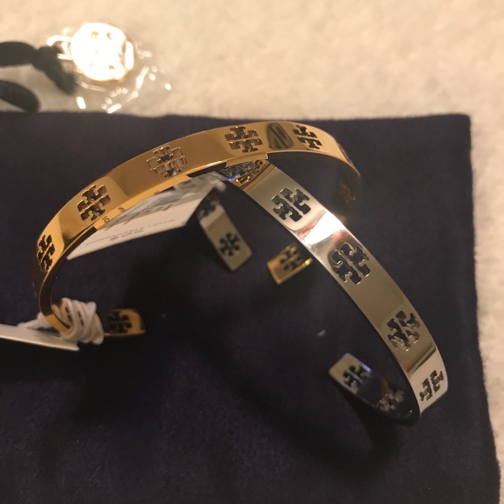 🎊SALE 🎊2 Tory Burch  Pierced Cuffs - Picture 2 of 7